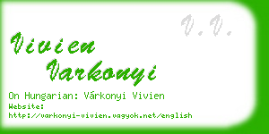 vivien varkonyi business card