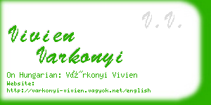 vivien varkonyi business card